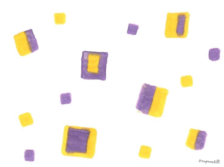 黄色＊紫の飴玉