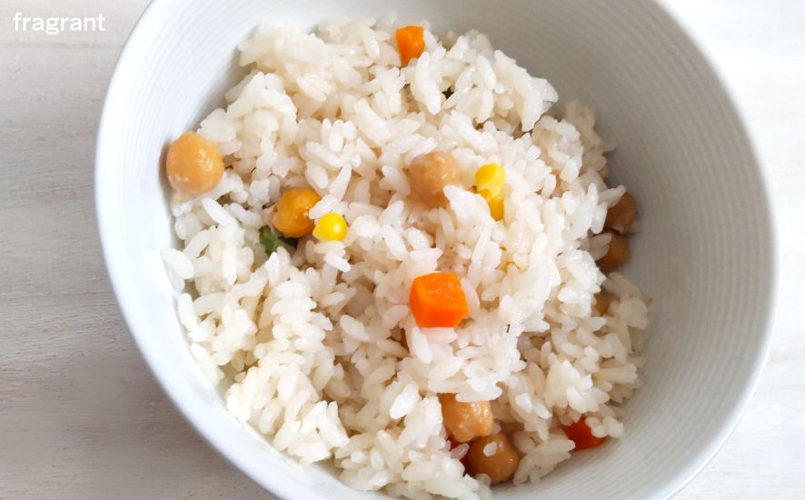 ひよこ豆炊き込みご飯